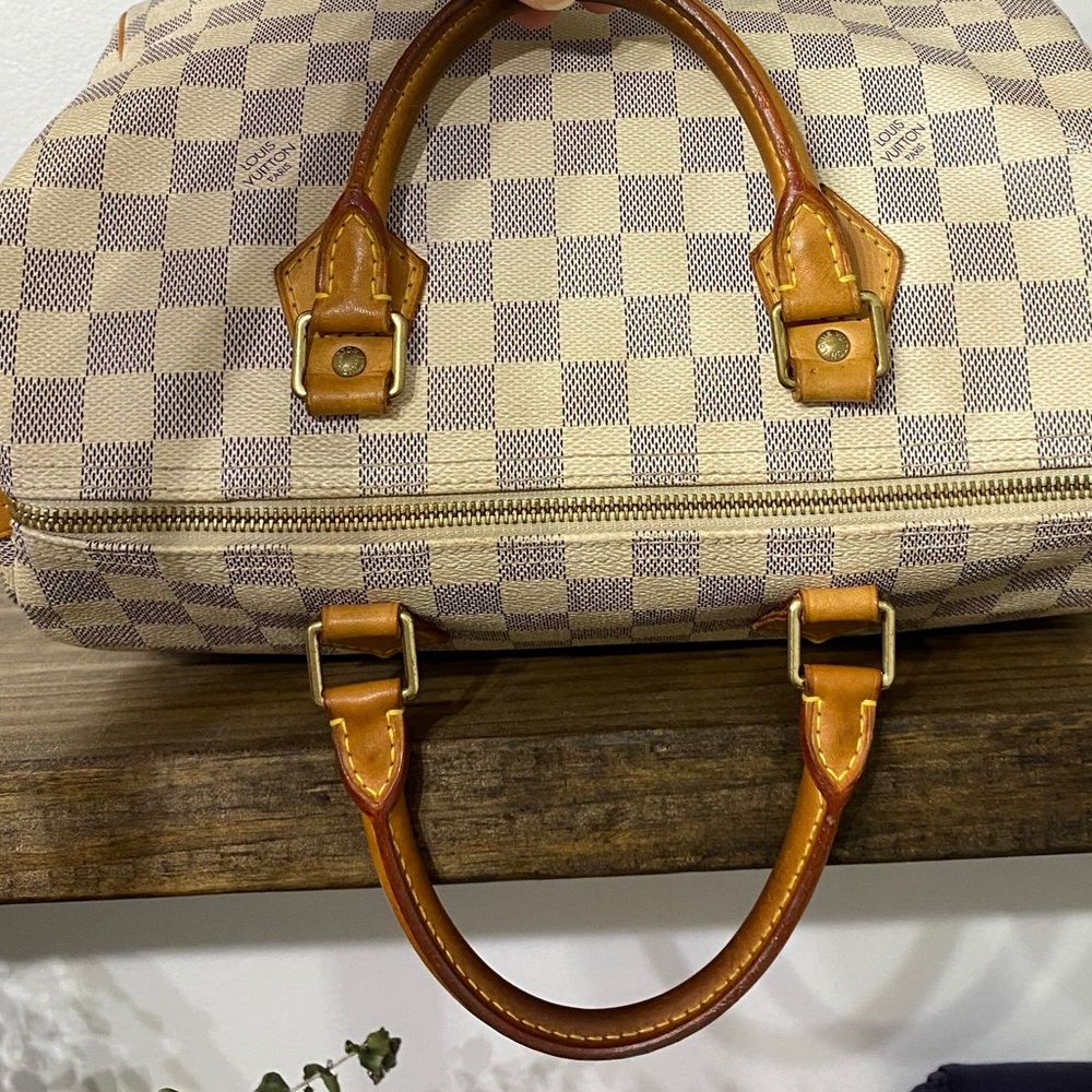 LOUIS VUITTON SPEEDY 30 IN DAMIER AZUR - Picture 10 of 13